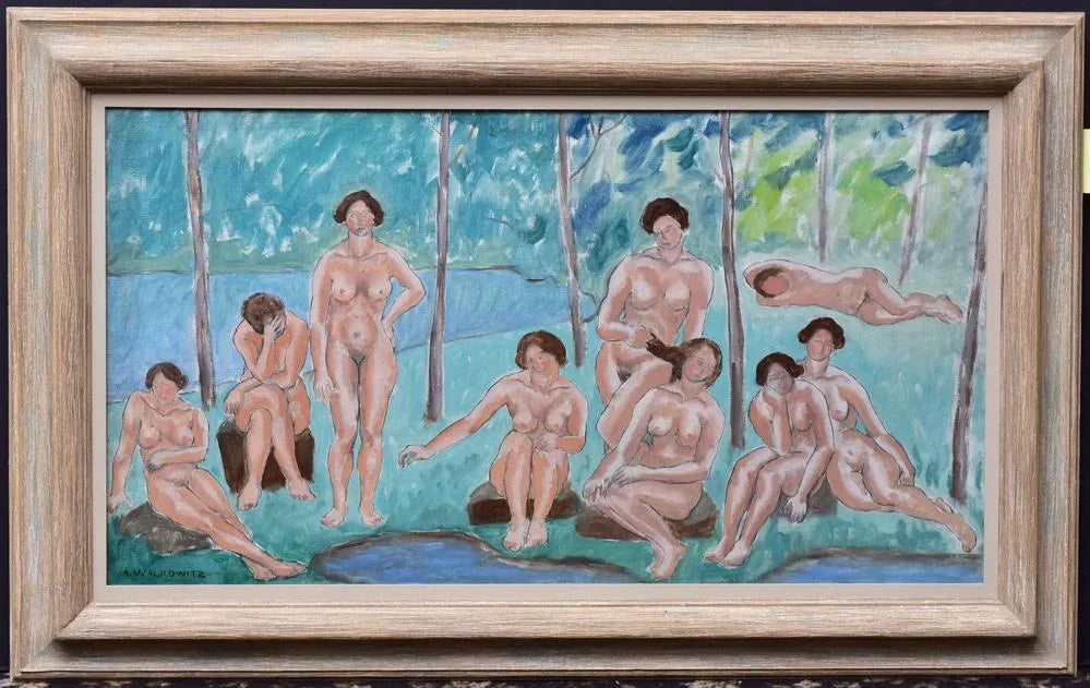 Abraham Walkowitz (1878-1965) Nude Bathers