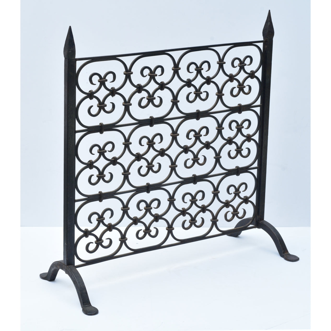 Diminutive Wrought Iron Fire Screen