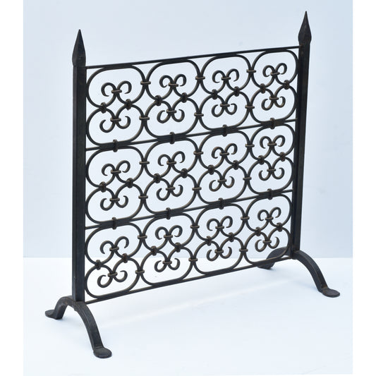 Diminutive Wrought Iron Fire Screen