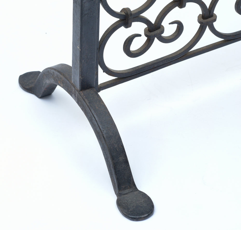 Diminutive Wrought Iron Fire Screen