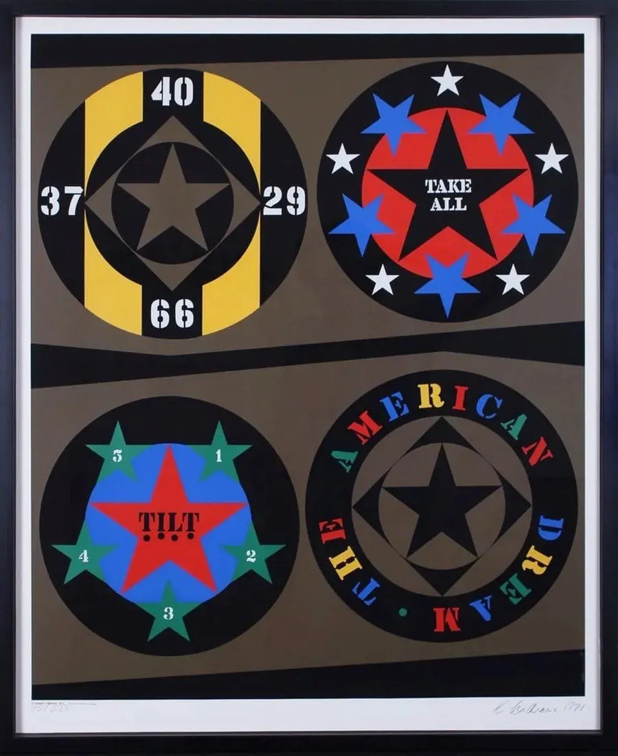 Robert Indiana, "Decade: The American Dream"