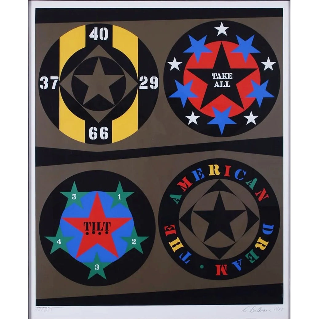 Robert Indiana, "Decade: The American Dream"