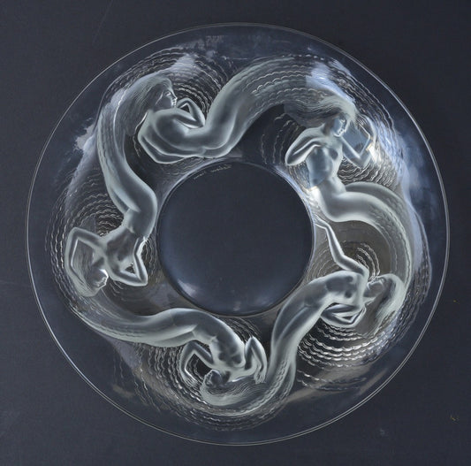 Lalique "Calypso" 14"  Mermaid Dish