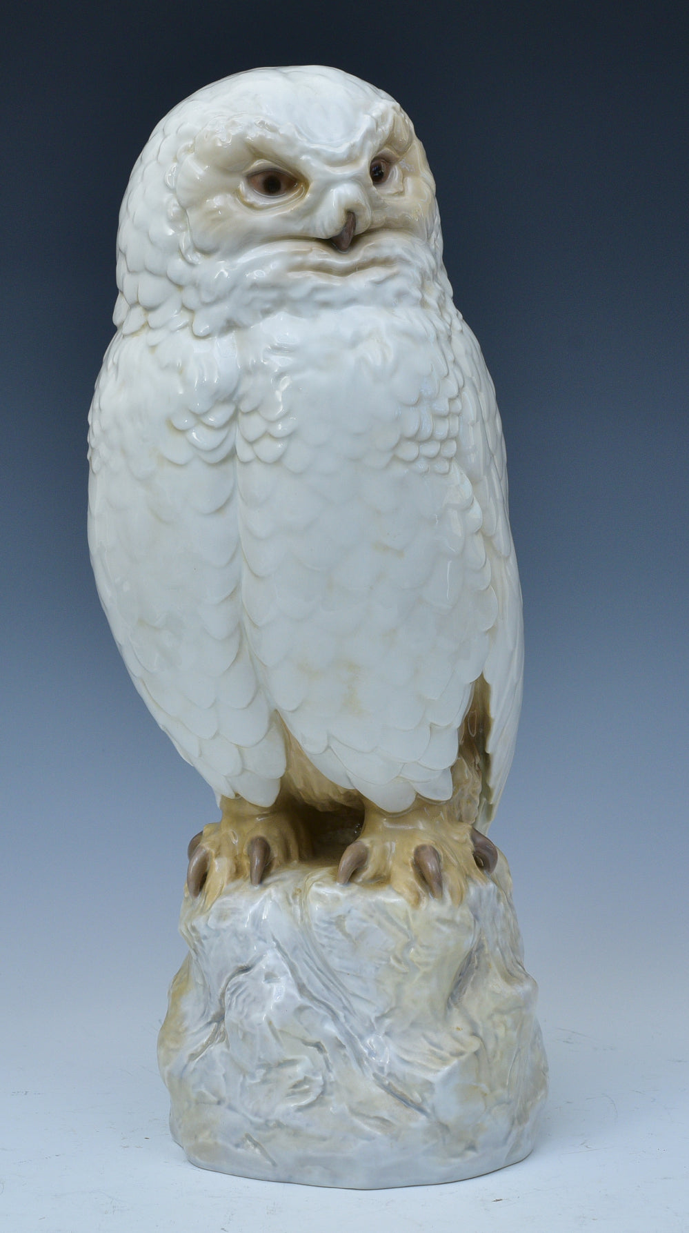 Bing & Grondahl porcelain "Snowy Owl", 17 1/2" high